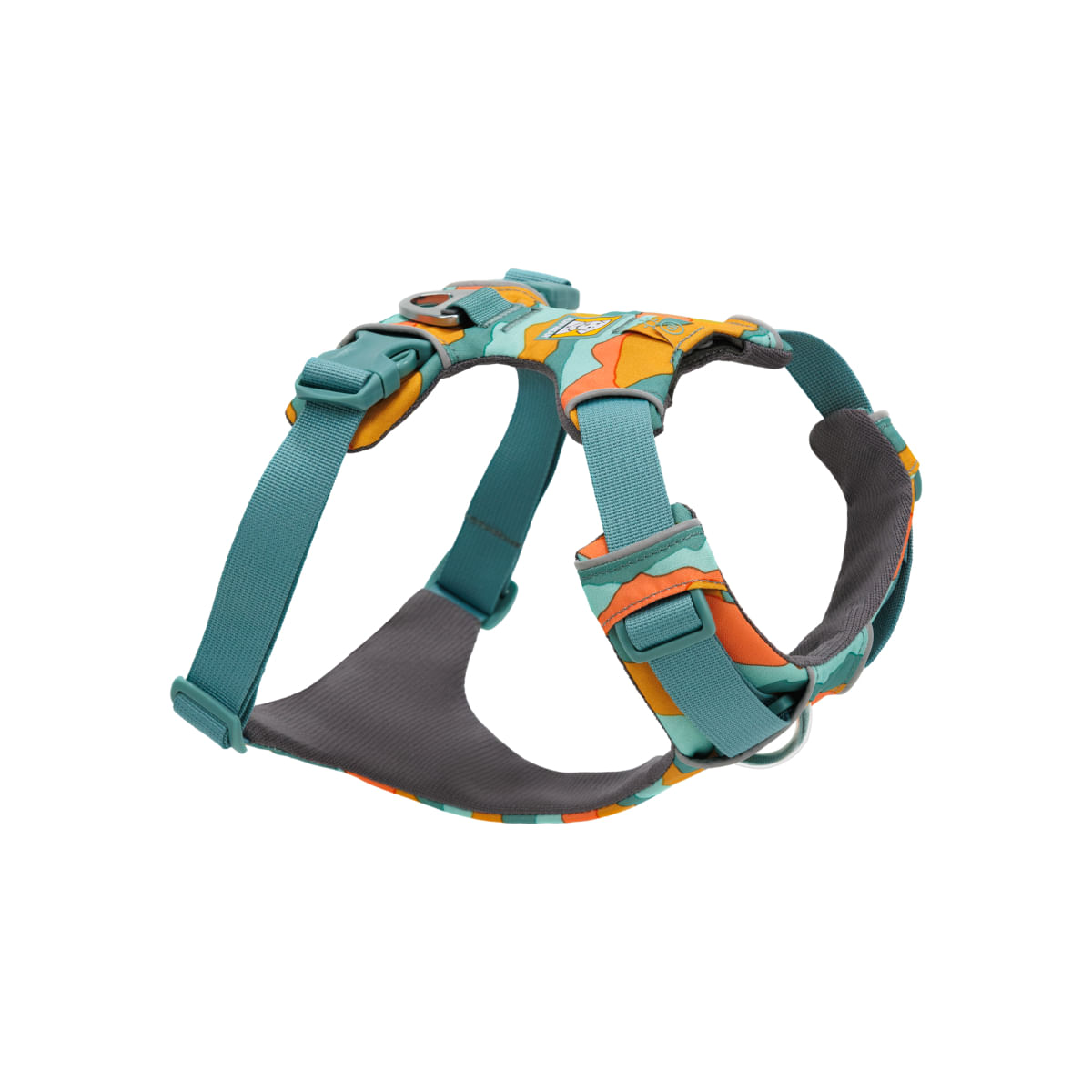 RUFFWEAR Front Rage, ham prindere dublă(piept&spate) dresaj câini, ajustabil, reflectorizant RUFFWEAR Front Rage Spring Mountains, ham prindere dublă(piept&spate) dresaj câini, ajustabil, reflectorizant, verde și portocaliu, L-XL(81-107cm) - poza 2