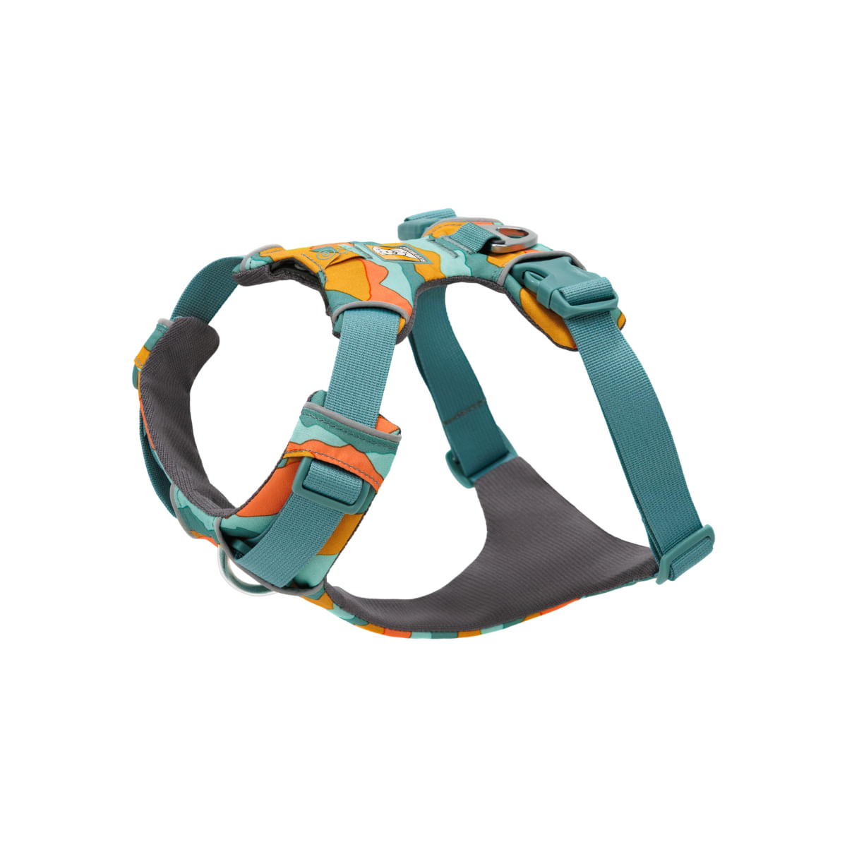 RUFFWEAR Front Rage, ham prindere dublă(piept&spate) dresaj câini, ajustabil, reflectorizant RUFFWEAR Front Rage Spring Mountains, ham prindere dublă(piept&spate) dresaj câini, ajustabil, reflectorizant, verde și portocaliu, S(56-69cm) - poza 5