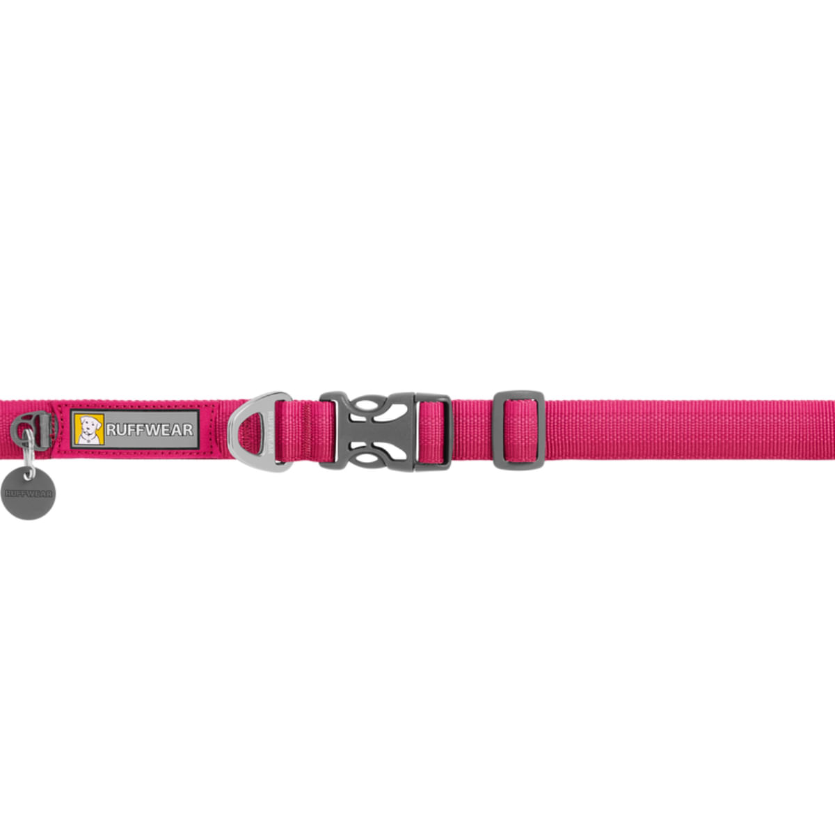 RUFFWEAR Front Rage, zgardă bandă câini, ajustabilă RUFFWEAR Front Rage Hibiscus Pink, zgardă bandă câini, ajustabilă, roz, L(51-66 x 2.5cm) - poza 3