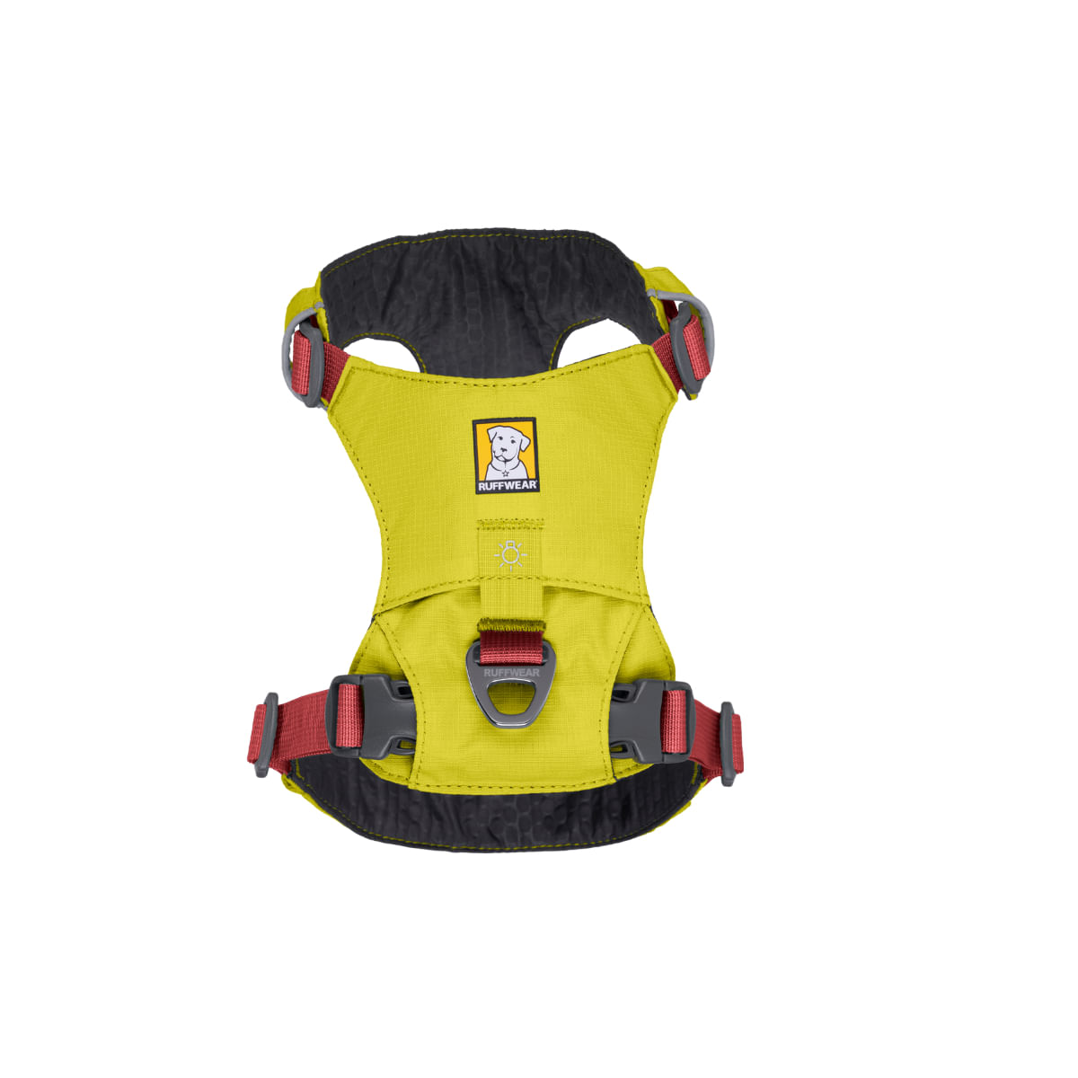 RUFFWEAR Hi & Light, ham prindere dublă(piept&spate) câini, ajustabil, reflectorizant RUFFWEAR Hi & Light Lichen Green, ham prindere dublă(piept&spate) câini, ajustabil, reflectorizant, verde, XS(23-33cm) - poza 3