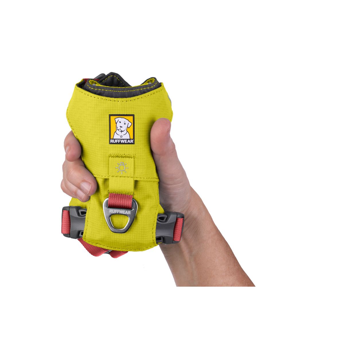 RUFFWEAR Hi & Light, ham prindere dublă(piept&spate) câini, ajustabil, reflectorizant RUFFWEAR Hi & Light Lichen Green, ham prindere dublă(piept&spate) câini, ajustabil, reflectorizant, verde, XS(23-33cm) - poza 5