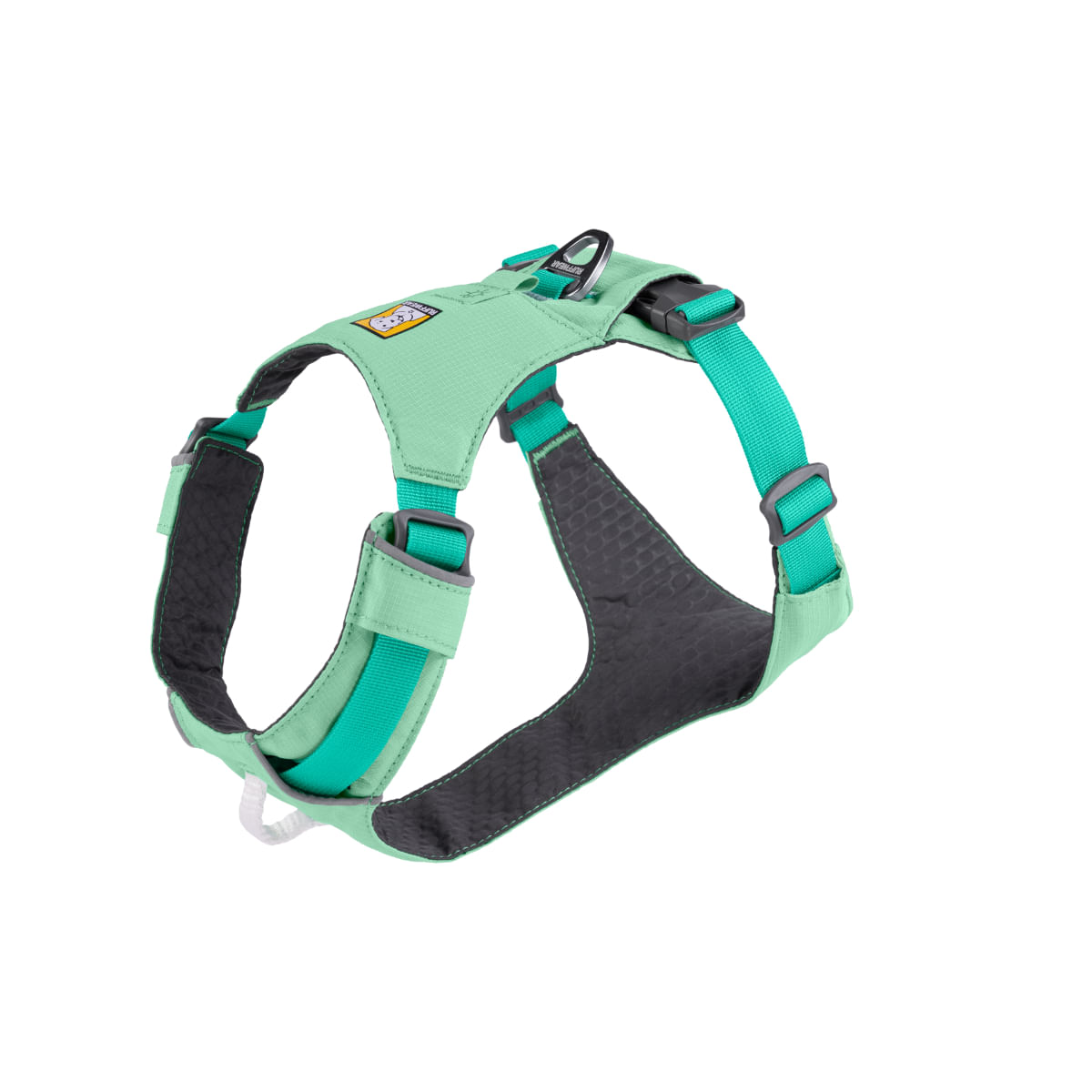 RUFFWEAR Hi & Light, ham prindere dublă(piept&spate) câini, ajustabil, reflectorizant RUFFWEAR Hi & Light Sage Green, ham prindere dublă(piept&spate) câini, ajustabil, reflectorizant, verde, S(56-69cm) - poza 4