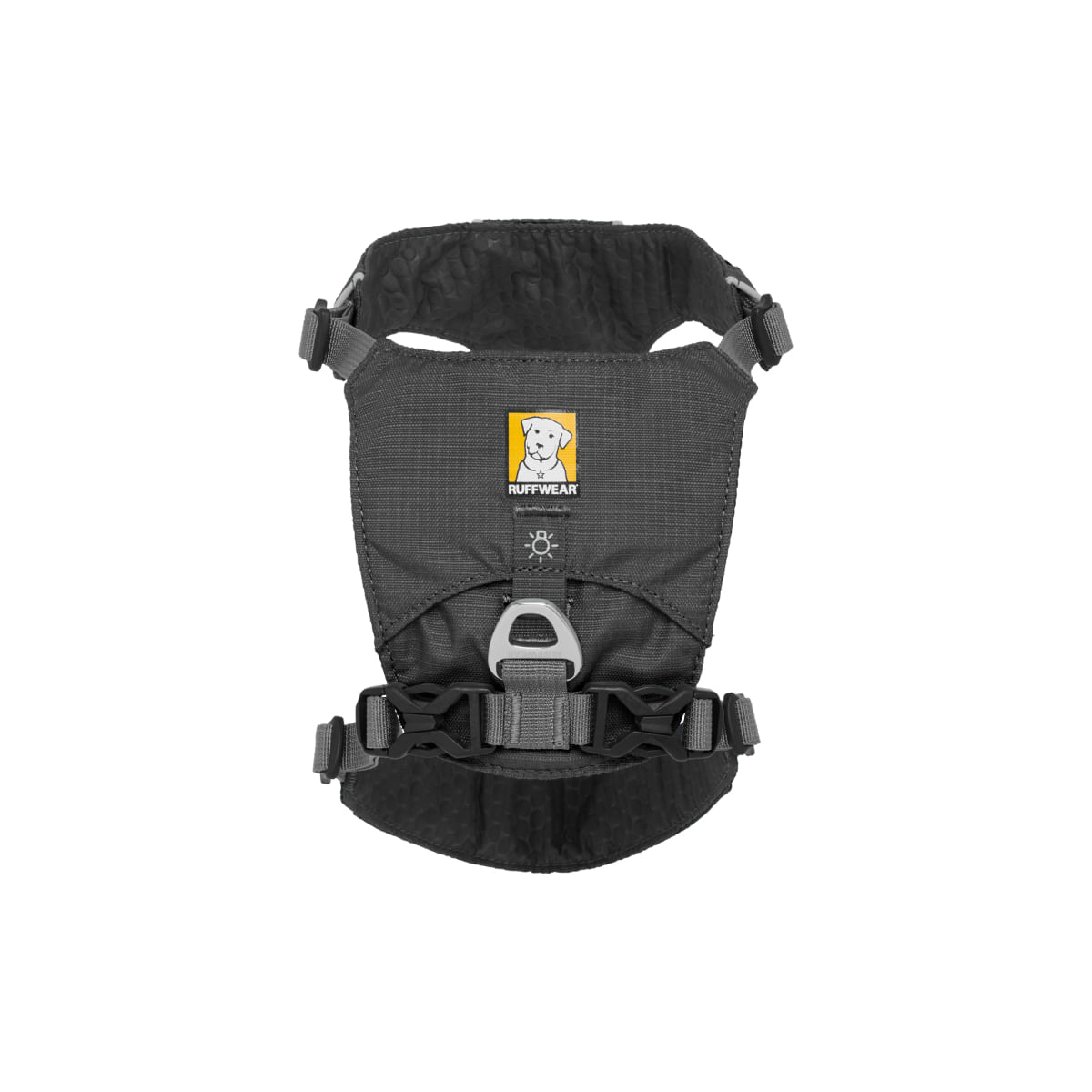 RUFFWEAR Hi & Light, ham prindere spate câini, ajustabil, reflectorizant RUFFWEAR Hi & Light Twilight Gray, ham prindere spate câini, ajustabil, reflectorizant, gri, S(56-69cm) - poza 3