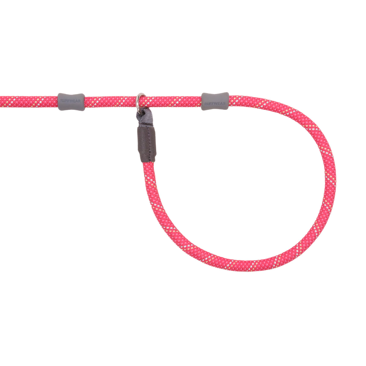 RUFFWEAR Just-a-Cinch, lesă cordelină slip cu limitator câini, reflectorizantă RUFFWEAR Just-a-Cinch Fireweed Pink, lesă cordelină slip cu limitator câini, reflectorizantă, roz, XS-XL(1.5m x 1.1cm) - poza 4