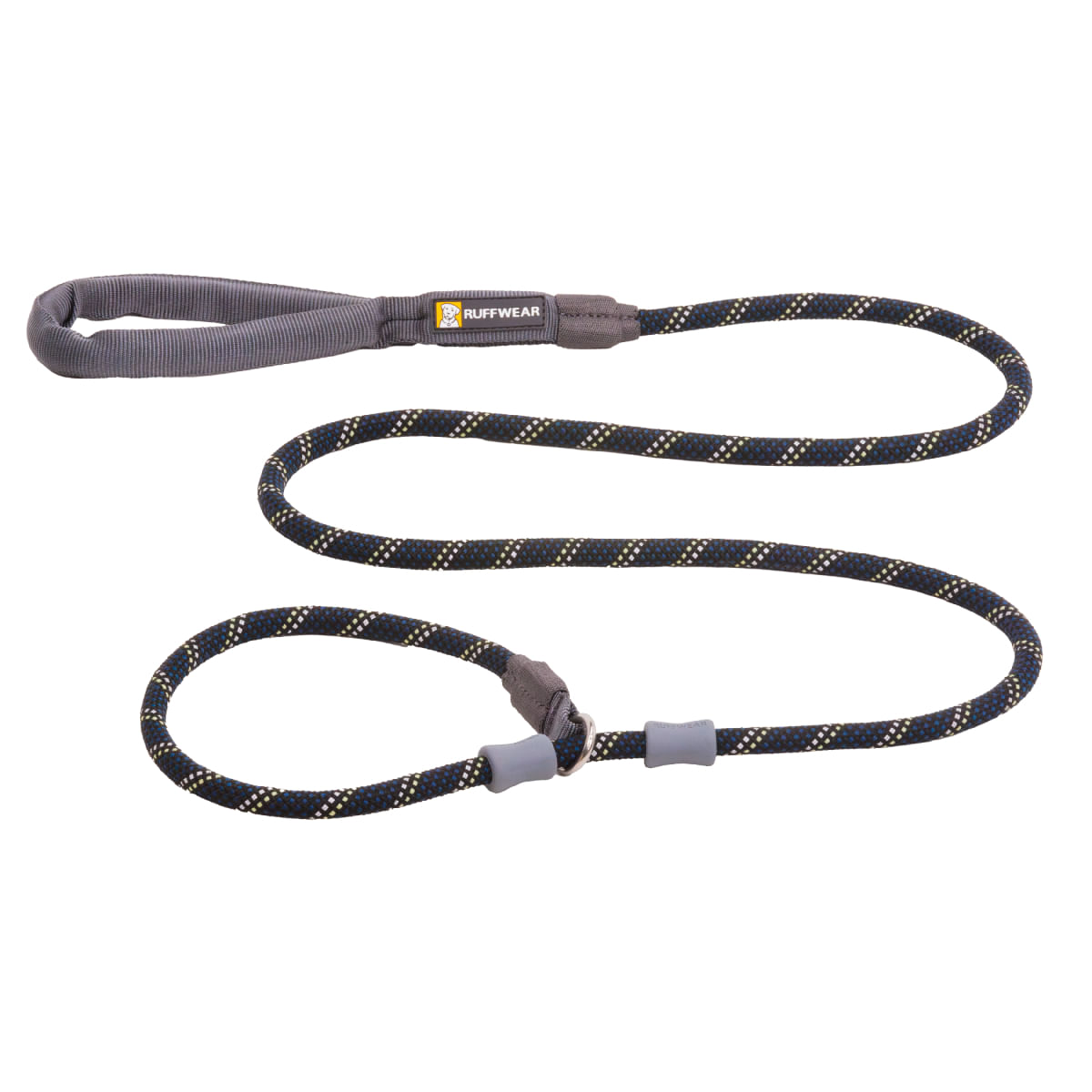 RUFFWEAR Just-a-Cinch, lesă cordelină slip cu limitator câini, reflectorizantă RUFFWEAR Just-a-Cinch Obsidian Black, lesă cordelină slip cu limitator câini, reflectorizantă, negru, XS-XL(1.5m x 1.1cm) - poza 2