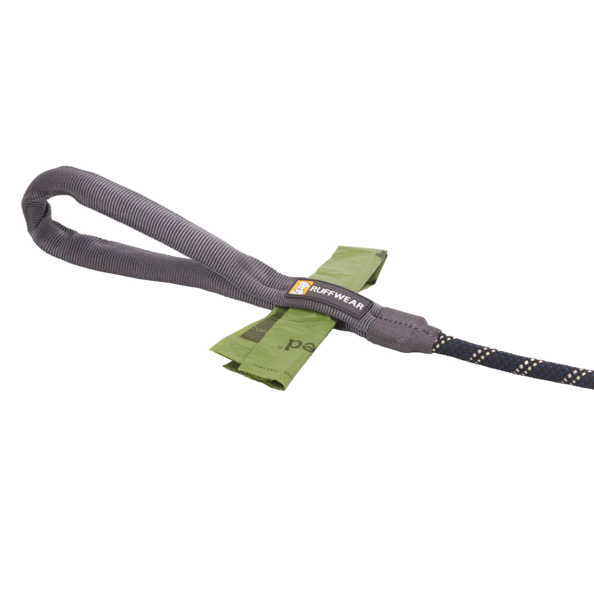 RUFFWEAR Just-a-Cinch, lesă cordelină slip cu limitator câini, reflectorizantă RUFFWEAR Just-a-Cinch Obsidian Black, lesă cordelină slip cu limitator câini, reflectorizantă, negru, XS-XL(1.5m x 1.1cm) - poza 5