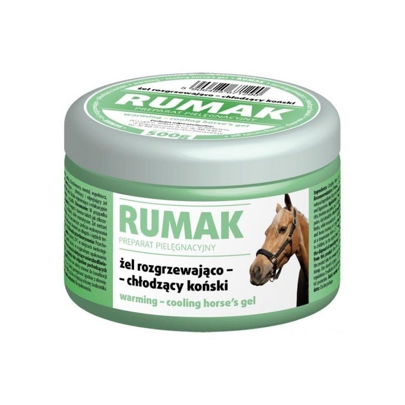 RUMAK Gel Încălzire și Răcire, supliment sistem articular câini, gel RUMAK Gel Încălzire și Răcire, L-XL, supliment sistem articular câini, flacon, 500g gel - poza 1
