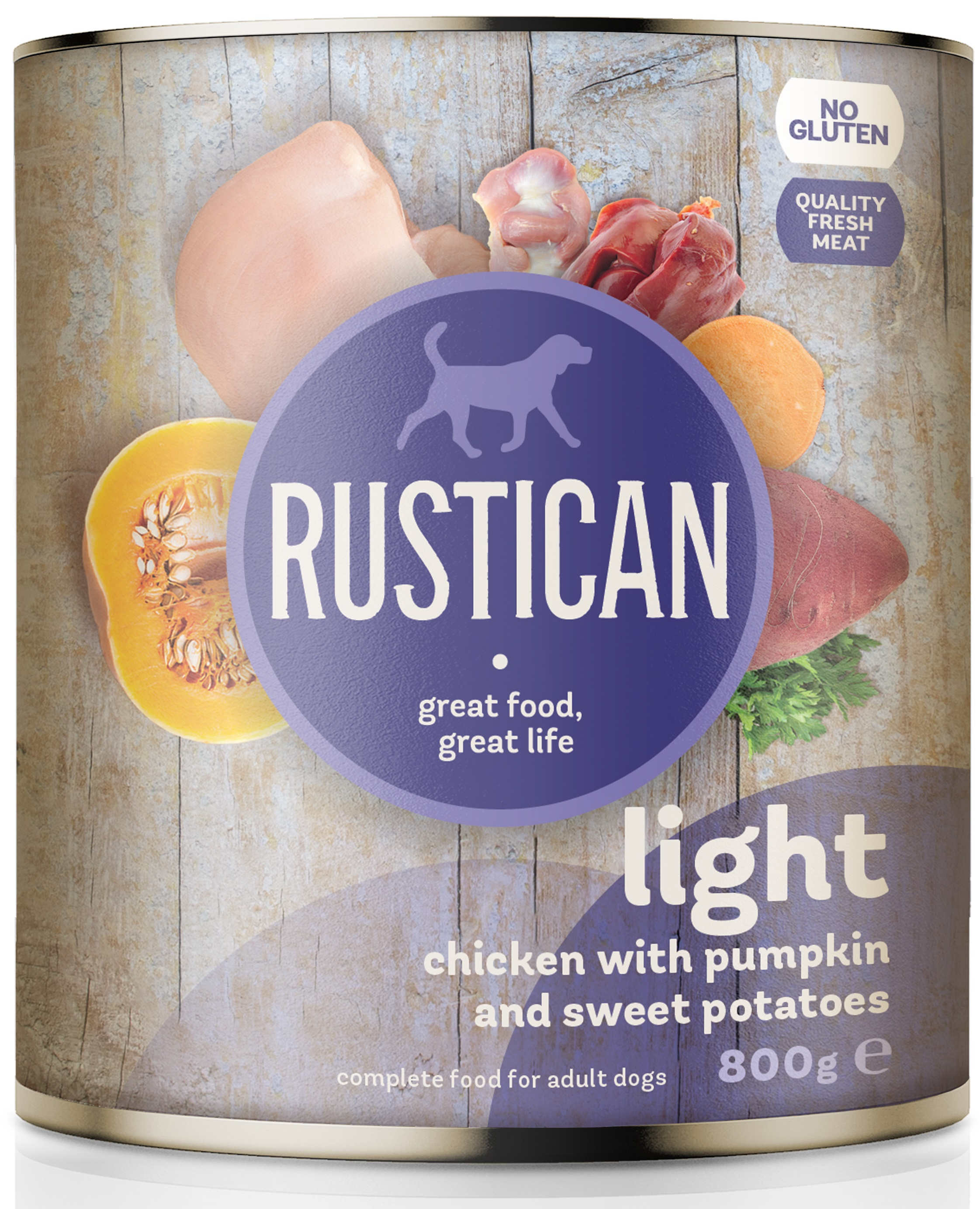 RUSTICAN Light Pui, Dovleac şi Cartofi dulci