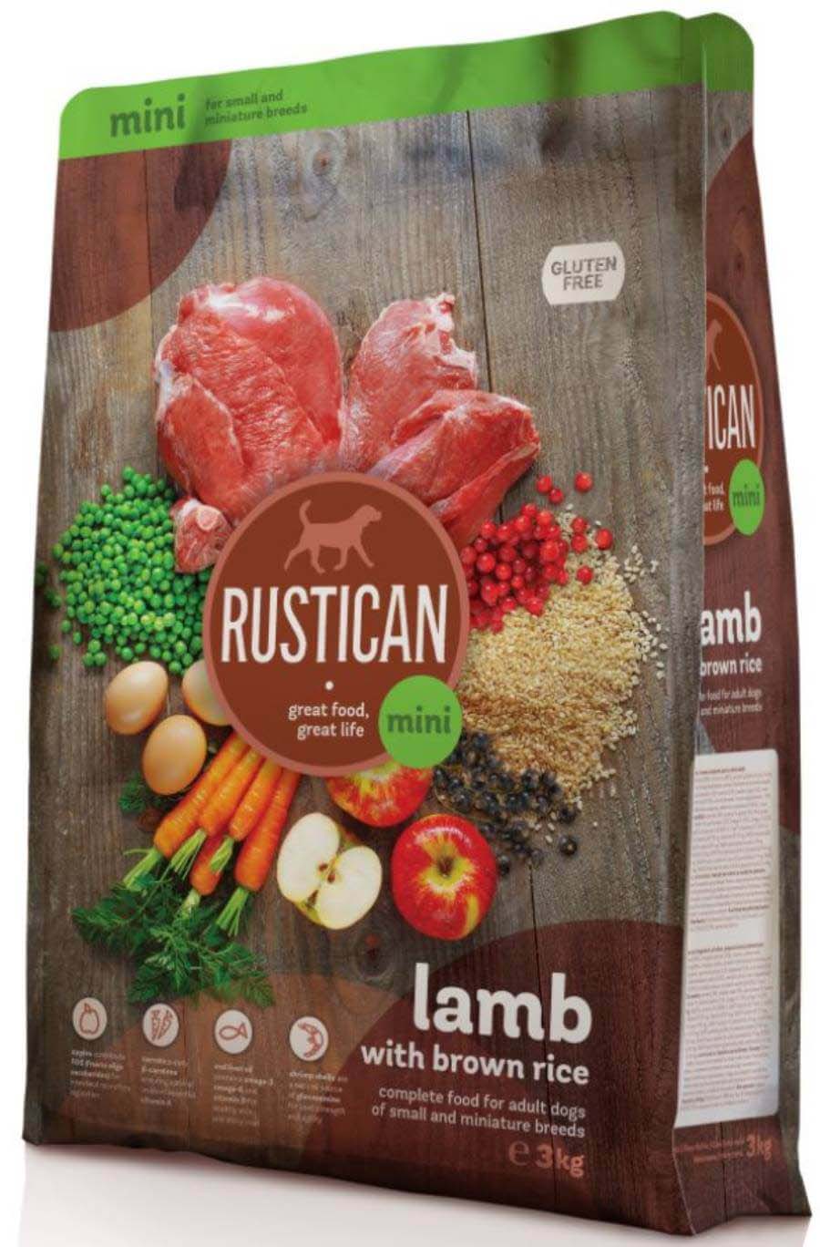 RUSTICAN Mini Miel şi orez brun, fără gluten