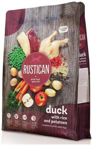 RUSTICAN Raţă cu Orez şi Cartofi, fără gluten