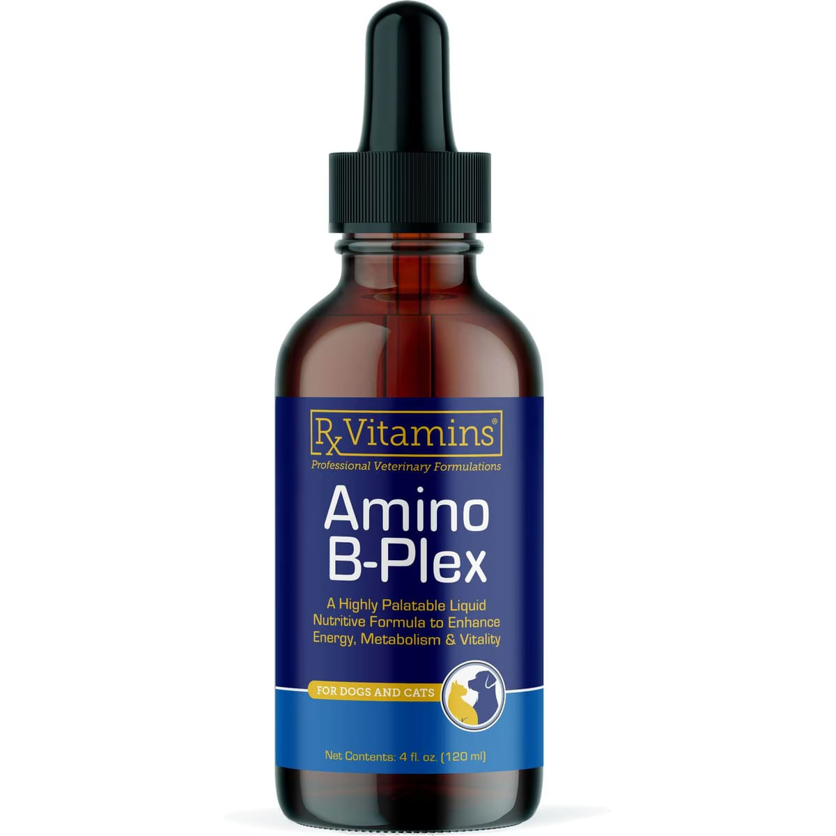 RX VITAMINS Amino B-Plex, supliment convalescență, multivitamine câini, suspensie orală RX VITAMINS Amino B-Plex, supliment convalescență, multivitamine câini și pisici, flacon, 120ml suspensie orală - poza 2
