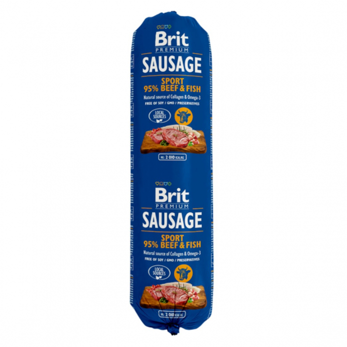 Salam pentru cani Brit Sport 800 g