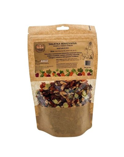 Salată legume rozătoare naturală iepuri KUCHNIA SZEFA 300 g