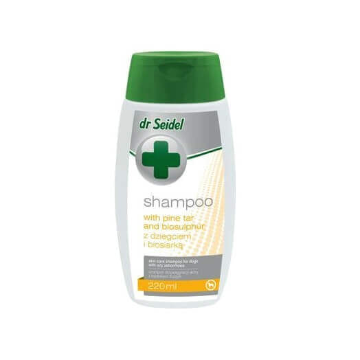 Sampon Pentru Caini Dr. Seidel Cu Biosulfura Si Muguri De Pin, 220 ml - poza 2