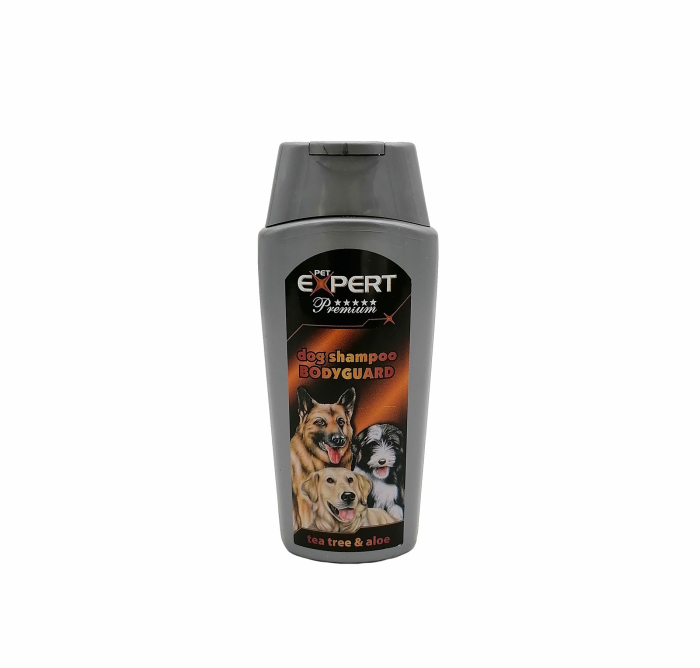 Sampon pentru caini, Pet Expert, Premium, Bodyguard, cu extract de ceai si aloe, 300 ml, 481.55
