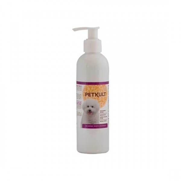 Sampon pentru Caini Petkult pentru Blana Alba, 250 ml - poza 1