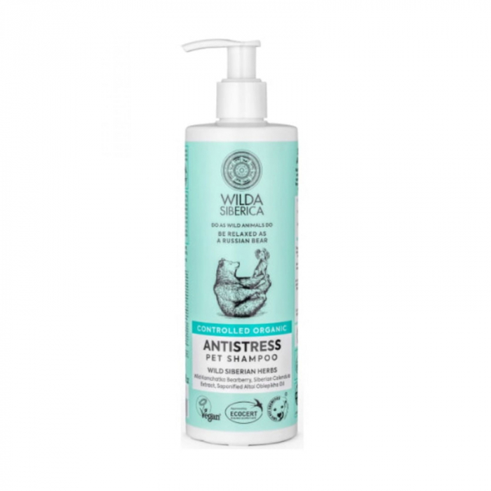 Sampon pentru caini pisici Wilda Siberica Antistress 400 ml
