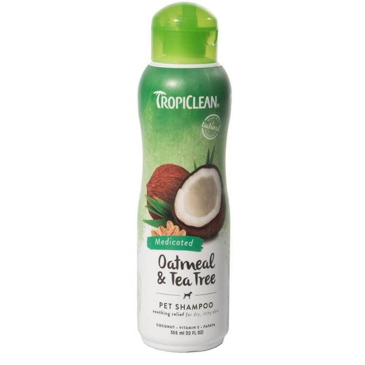Sampon TropiClean cu Ovaz si Arbore de Ceai, 355 ml - poza 2