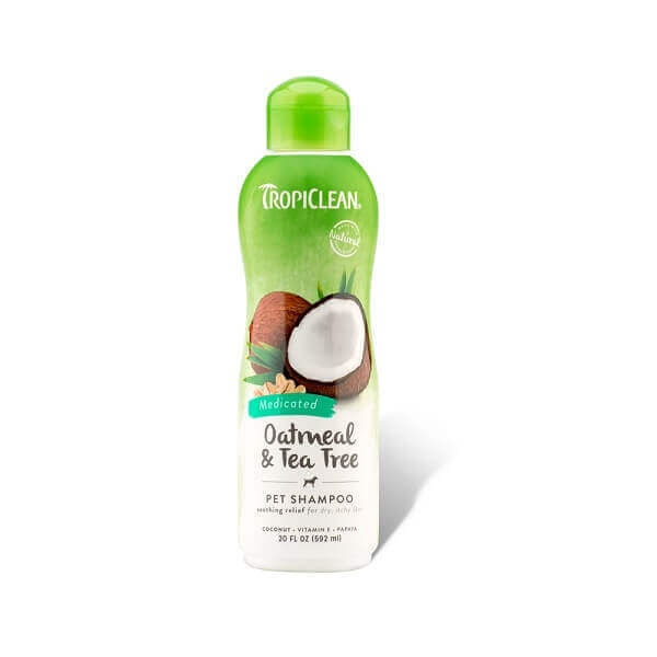 Sampon TropiClean cu Ovaz si Arbore de Ceai, 592 ml - poza 2