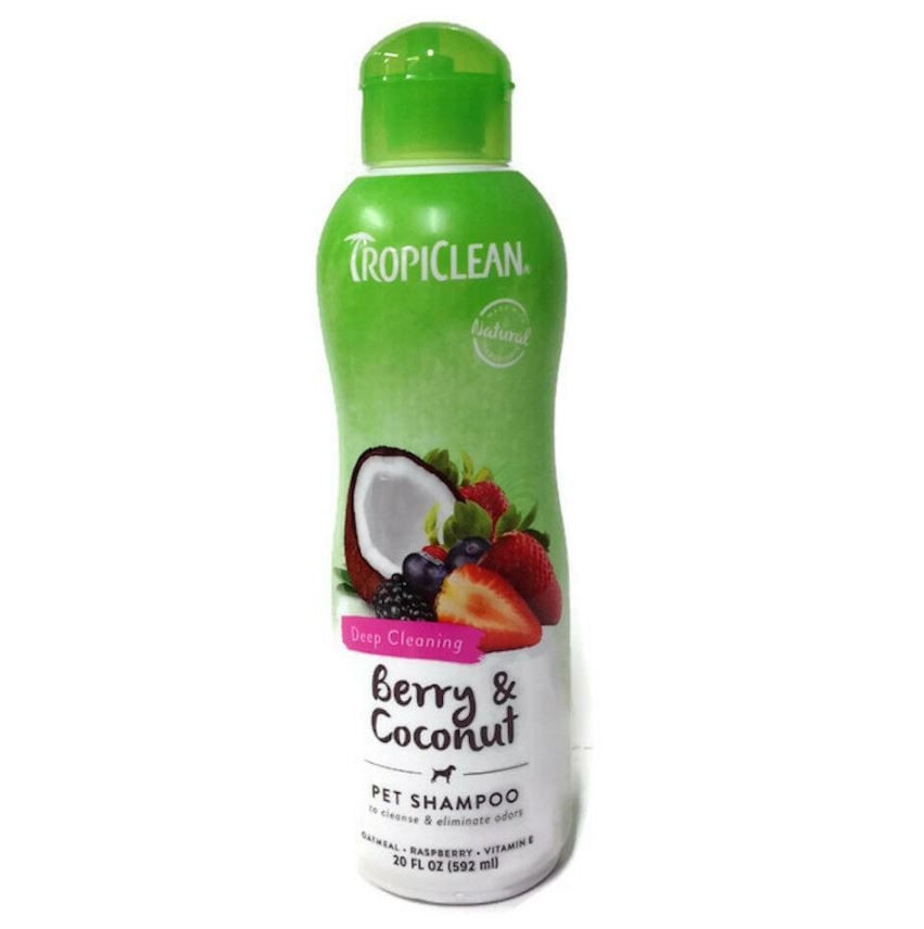 Sampon TropiClean Zmeura si Cocos, 592 ml - poza 2