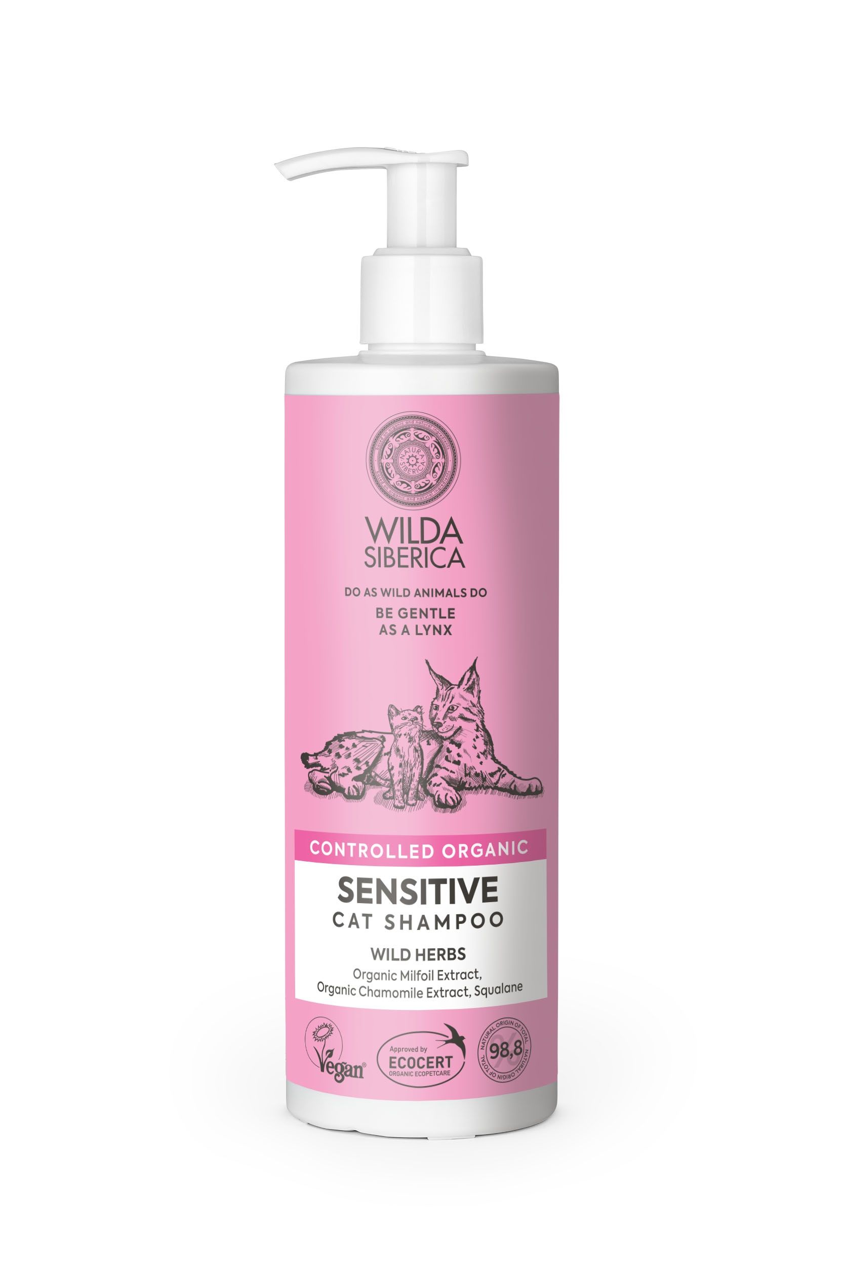 Sampon Wilda Siberica, Cat Sensitive, 400 ml