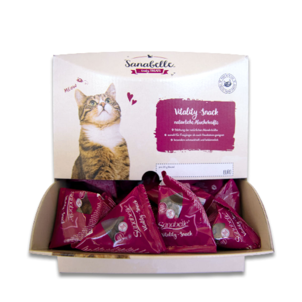 SANABELLE Vitality-Snack, Pasăre, recompense pisici, sistem imunitar, sistem articular, 20g - poza 4