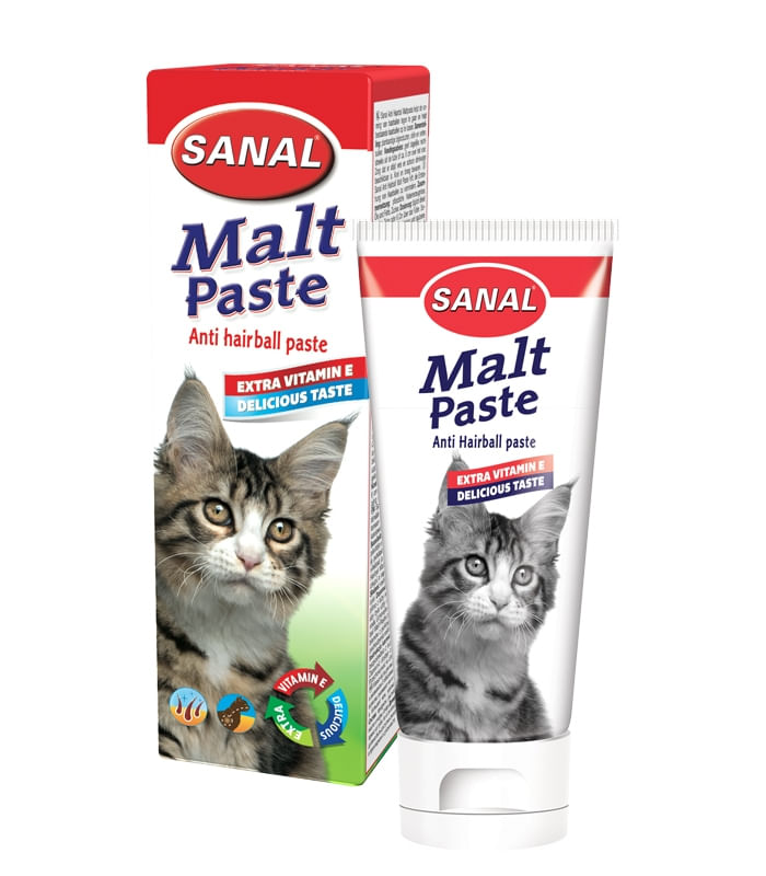 Sanal Pasta de Malt Anti-Hairball, 100 g - poza 2