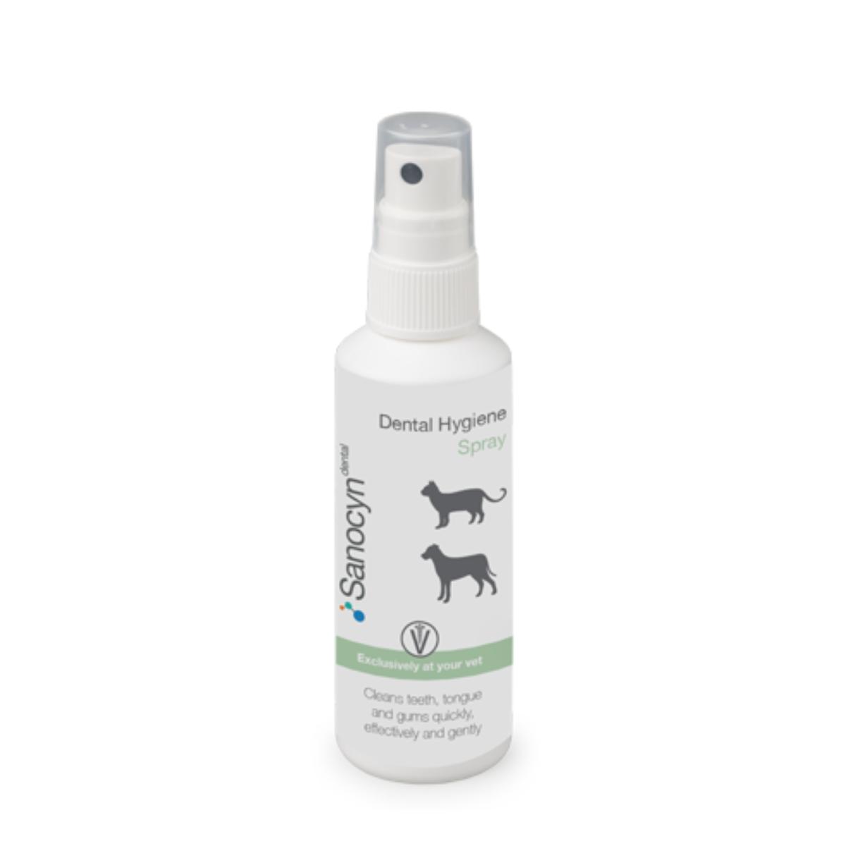 SANOCYN Forte Dental Hygiene, apă de gură spray câini și pisici, antibacteriană, anti-tartru, flacon, 75ml - poza 2