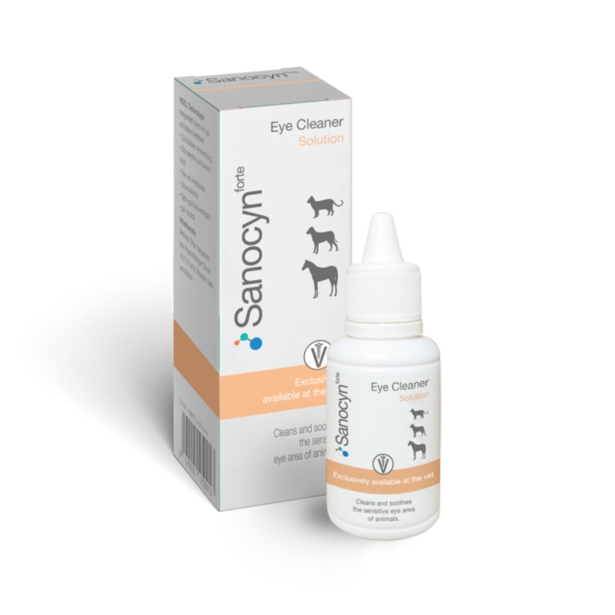 SANOCYN Forte Eye Cleaner, soluție igiena ochilor soluție câini și pisici, antibacteriană, flacon, 50ml - poza 1