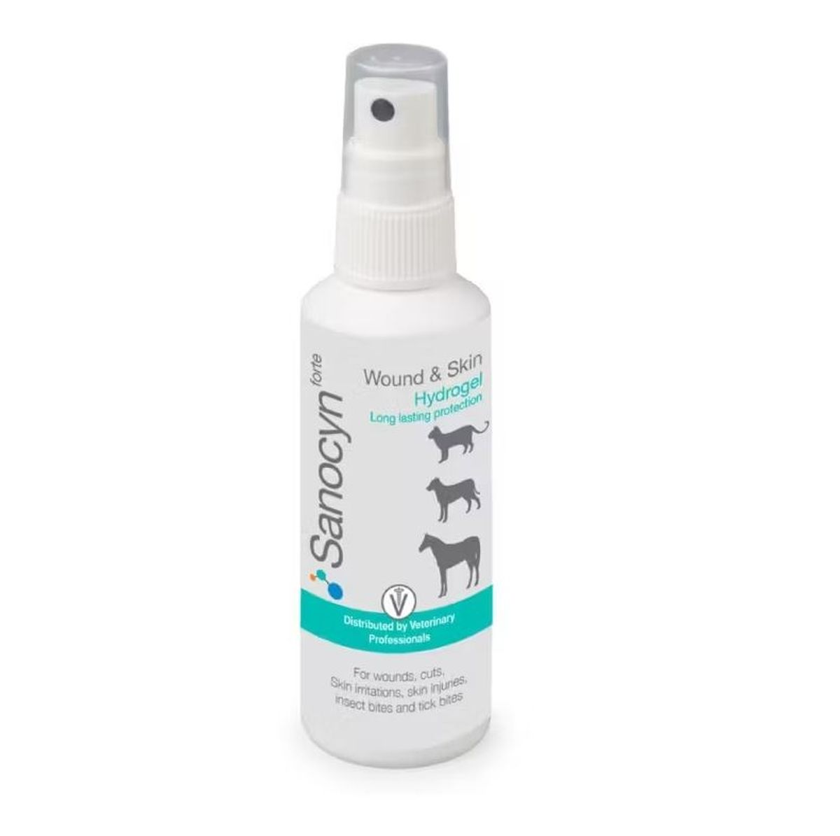 SANOCYN Forte Hydrogel, îngrijire răni gel câini și pisici, antibacteriană, flacon, 75ml - poza 2