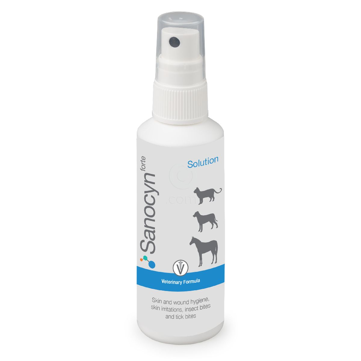 SANOCYN Forte Rani si Leziuni Cutanate, îngrijire răni soluție câini și pisici, antibacteriană, flacon, 75ml - poza 2