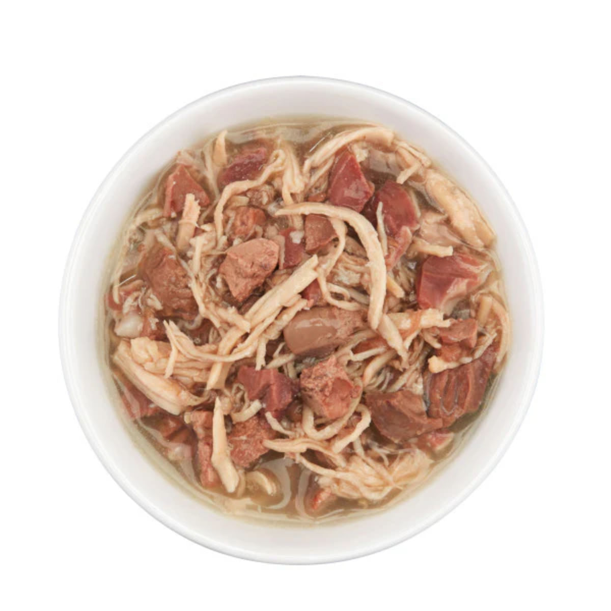 SCHESIR After Dark, Pui și Vită, conservă hrană umedă fără cereale pisici, (în supă), 80g - poza 3
