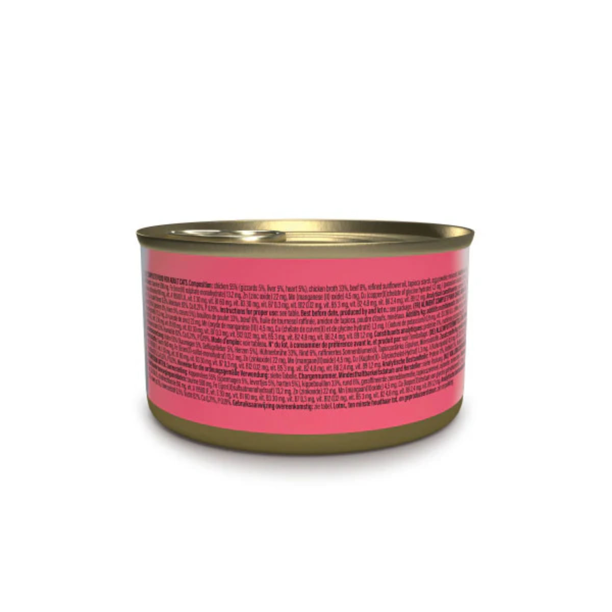 SCHESIR After Dark, Pui și Vită, conservă hrană umedă fără cereale pisici, (în supă), 80g - poza 4