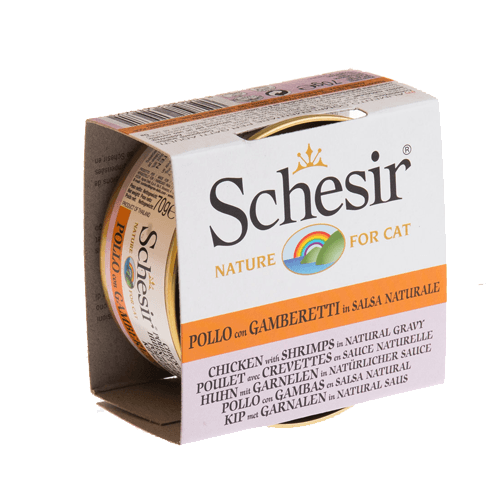 Schesir Cat Conservă Pui și Creveți in Salsa 70 g - poza 1