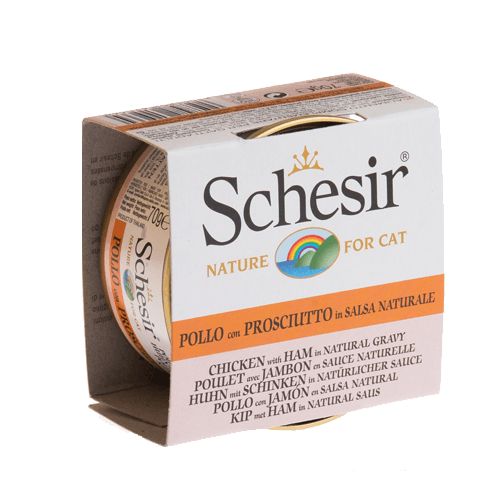 Schesir Cat Conserva Pui si Sunca in Salsa 70 g - poza 2