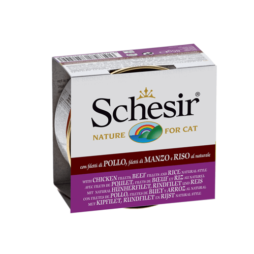 Schesir Cat Conserva Pui, Vita si Orez, 85 g - poza 1