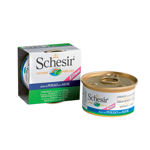 Schesir Cat Kitten Pui File si Aloe 85 g - poza 1