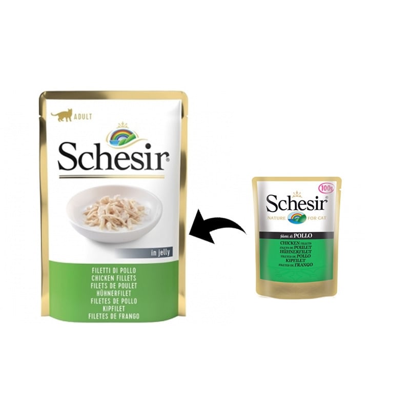 Schesir Cat Pui File in Jelly, 85 g - poza 1