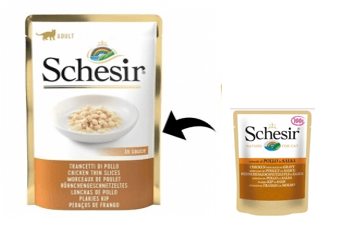 Schesir Cat Pui in Sos, 85 g - poza 1