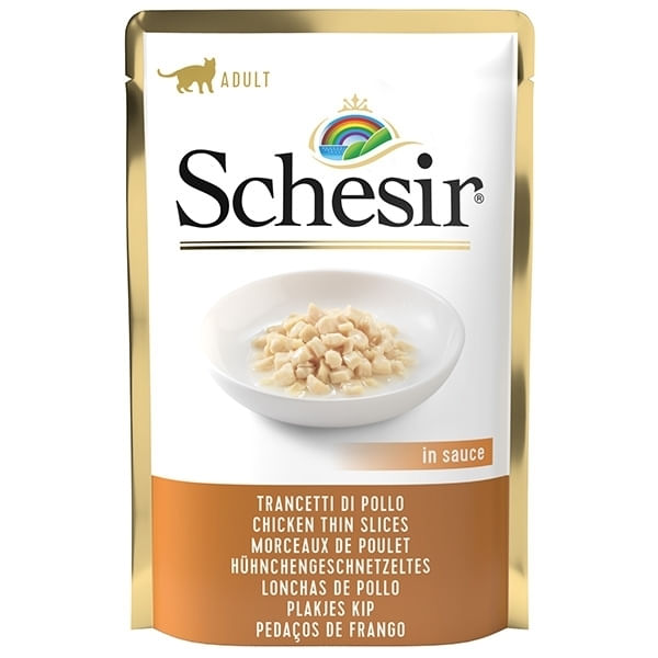 Schesir Cat Pui in Sos, 85 g - poza 2
