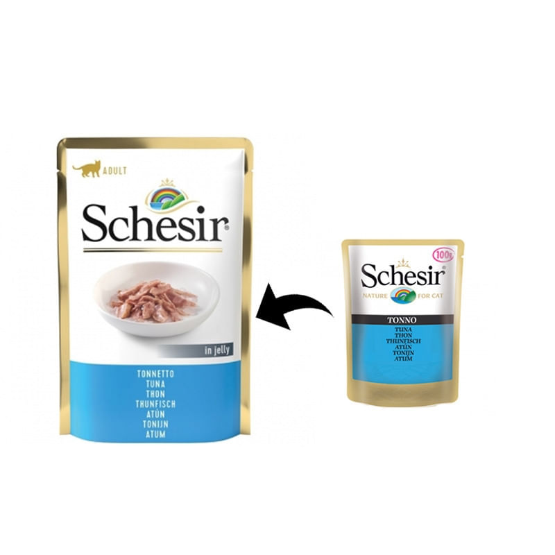 Schesir Cat Ton in Jelly, 85 g - poza 3