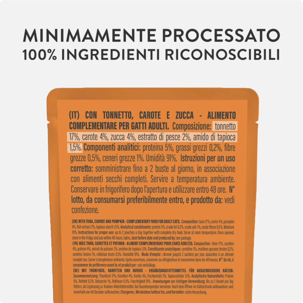 SCHESIR Complementary Soup, Ton și dovleac, plic hrană umedă fără cereale pisici, (în supă), 40g - poza 3