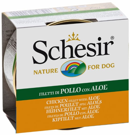 Schesir Dog Adult Pui si Aloe, 150 g - poza 2