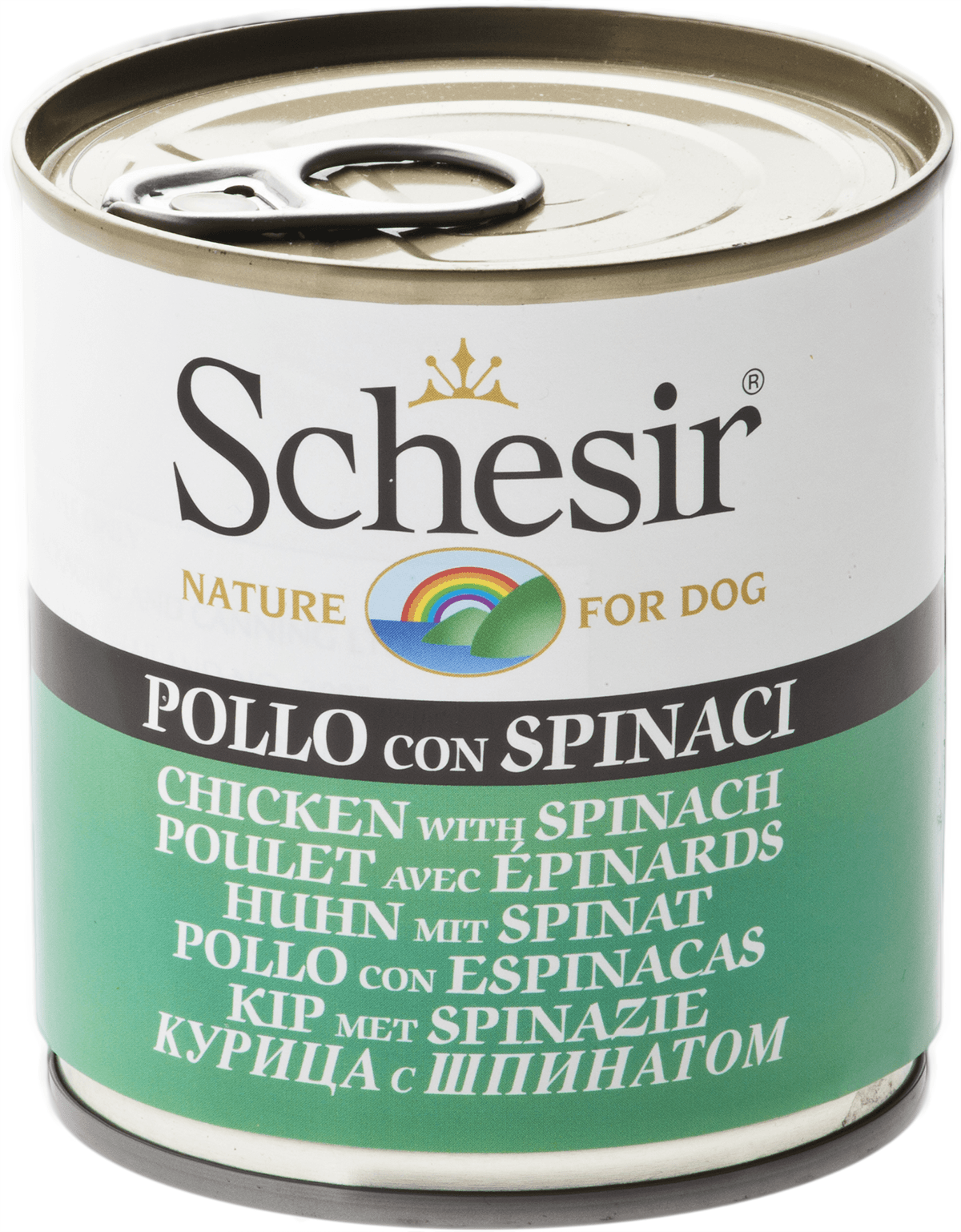Schesir Dog Adult Pui si Spanac, 285 g - poza 2