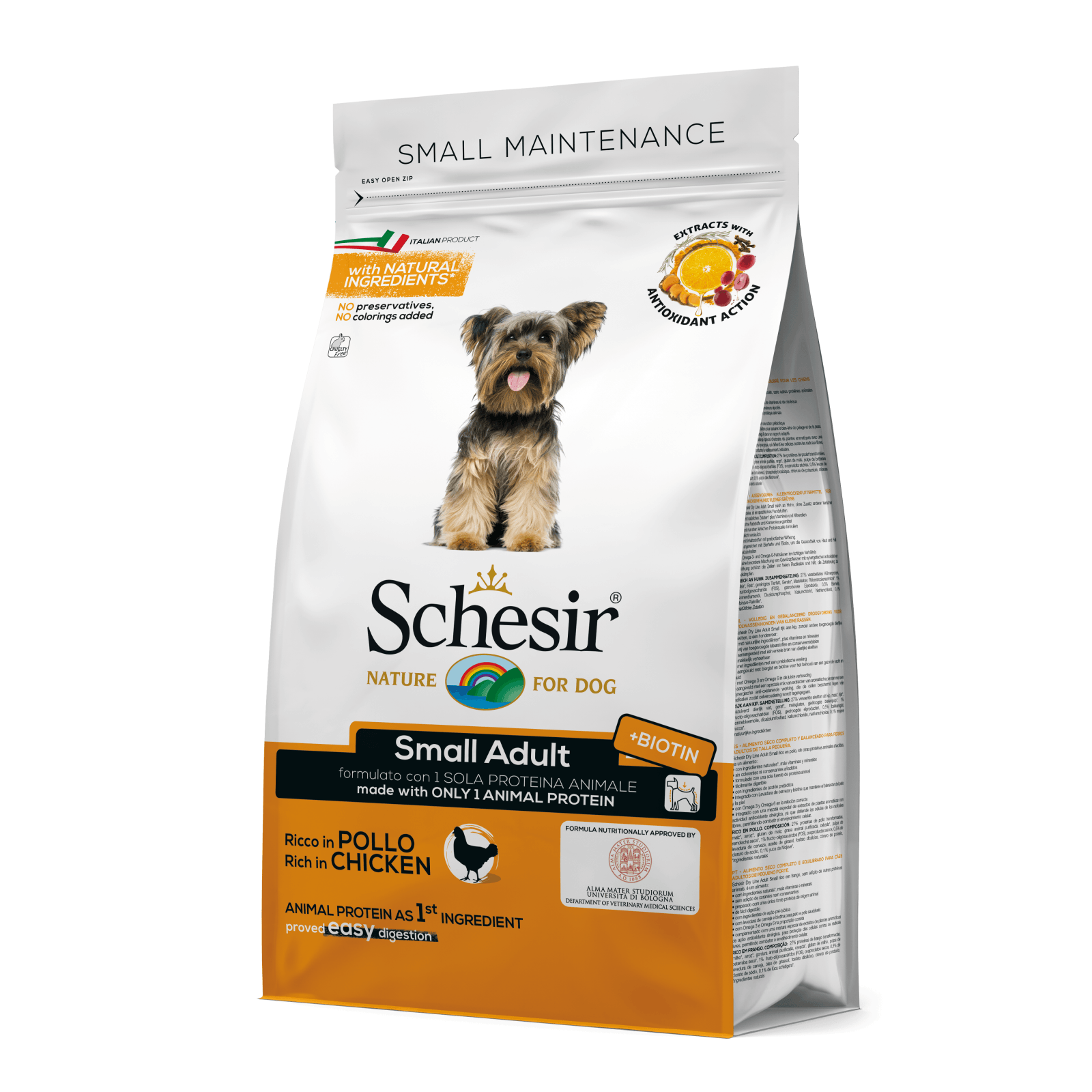 Schesir Dog Adult Small cu Pui, 800 g - poza 1