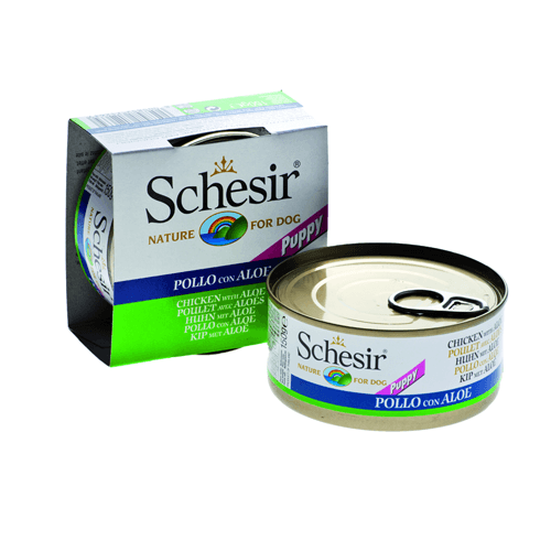 Schesir Dog junior pui fillet si aloe 150 g - poza 1