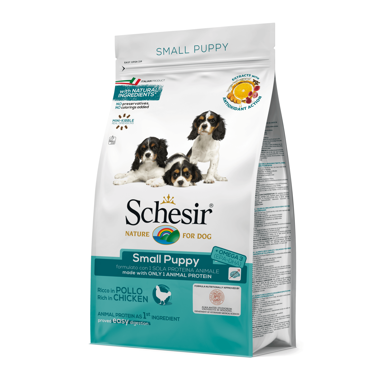 Schesir Dog Puppy cu Pui, 800 g - poza 2