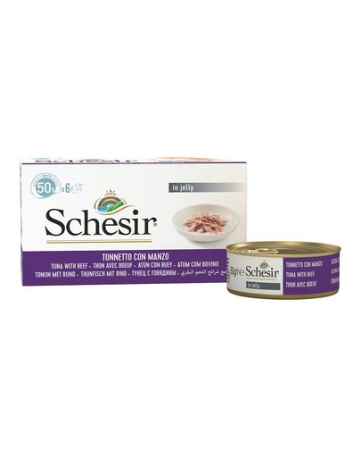 SCHESIR Ton cu mușchi de vită 50 g X6