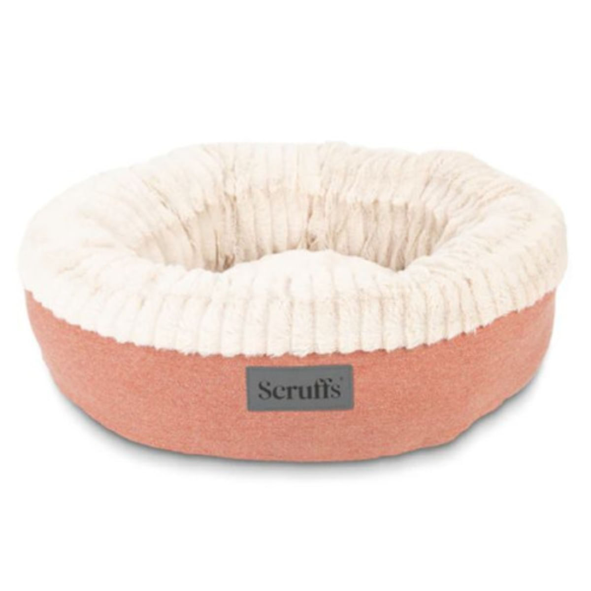SCRUFFS Ellen Donut, pat rotund câini și pisici, poliester, portocaliu, ⌀55cm - poza 2