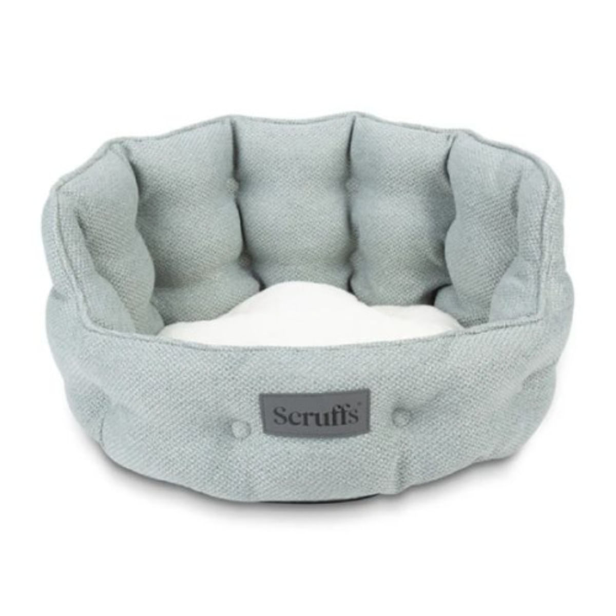 SCRUFFS Seattle Cat Topaz, pat rotund pisici, poliester, gri, ⌀45cm - poza 1